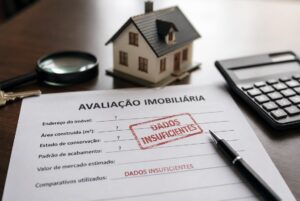 falta de dados na avaliação imobiliária