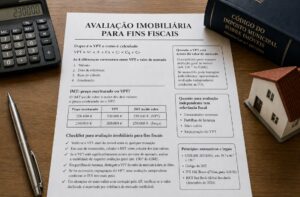 avaliação imobiliária para fins fiscais